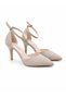 Ten Suet 8.5 cm Belted Pointed Toe Stiletto Thin Heel Women's Shoes