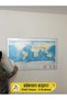 Physical Map of the World with Static Cling Feature – 150 X 235 cm