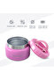 Mega Flex Bento Lunch Box 1864ml, Leakproof Lunch Container with Integrated 250ml Insulated Food Jar- Rose Silk - 7