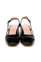 Woman / girl sandal mar-25y-133-821 john may black patent-black snake - 3