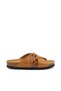 Women / Girls Slippers 58P6 Frau London-S Cuoio