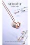 Oyster Motif Pearl Stone Steel Necklace - 3