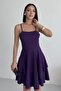 Princess Model Strap Purple Dress - 2