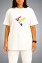 Oversize Father's Day I Love My Daddy Chest Printed Unisex T-Shirt - 2