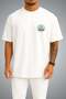 Oversize Tcg Önder between the Waves Themed Pocket and Back Printed Unisex T-Shirt - 6
