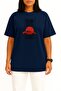 Oversized Liberty Walks Tokyo Street's Legend Car Chest Printed Unisex T-Shirt - 2