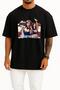 Oversized  2 Chest Printed Unisex T-Shirt