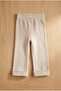 Children's Cotton Leggings Trousers Cream - 3