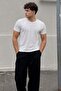 White Basic Men's T-Shirt 4055