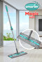 طقم تنظيف ممسحة Magic Mop، متوافق مع أقمشة تنظيف أسطح الأرضيات بنظام المشبك
