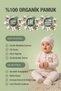 100% Organic Cotton Giraffe Printed Boxed 10 Piece Unisex Baby Hospital Discharge Set - 4