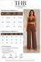 Women's Linen Set with Straps, Bustier and Pants, Two-Piece Summer Set - 5