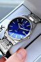 Groom Men's Wristwatch Silver Color Steel Band Dke2049C3