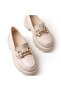 Zri̇n-773 Premium Beige Orthopedic High-Sole Loafer - 4