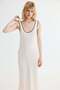 Linen-blend slip dress - 2