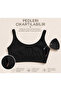 Women's Cotton 2 Pieces Lace Padded Half Tank Top Thick Strap Bra - 2
