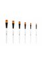 Acrylic Watercolor Oil Painting Flat Cut Tip 6 Pieces Painting Brush - 7