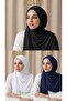 3 Pcs Combed Cotton Shawl Plain