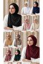 10 شالات قطنية ممشطة سادة