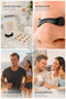 Magnetic Nasal Strip - 30 Days Athlete Nasal Strip - Anti-Snoring Reducer - 4 Different Sizes - 6