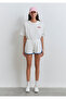Ecru Shorts with Piping Detail 1410185-70057 - 3