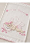 Baby Girl Little Princess Embroidered 4-Piece Blanket and Romper Set – Ecru - 3