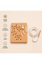 Montessori Puzzle Stringing Set Heart |   Wooden Double Rope Threading Game |   Problem Solving and Fine Motor Daily Life Material |   Wooden Toy