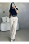 Women's Pleated Wide Leg Woven Trousers