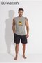 Father's Day Men's Cotton Singlet Shorts Set Angry Duck Sportsman, Basketball, Fitness, Jogging, Home Wear - 3