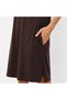 Women's Polo Neck Midi Dress Cupra Pique Modal Pocketed Comfortable Fit Lycra Summer Dress - 6