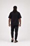 Men's Big Size Crew Neck T-Shirt Paris 25179 Black - 3
