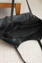 Women's Shoulder Bag with Buckle Detail, Soft Leather, Large Internal Volume, Handbag En42 Length20 - 6