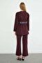 Belt Detailed Asymmetrical Cut 2-Piece Set - 8