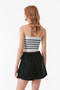 Striped Strapless Seamless Bustier - 8