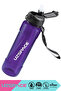 1000ml New Collection Large Size Silicone Straw Tritan Water Bottle with Measuring Scale Transparent Body and Hand Strap, Bpa Free, Odor Free