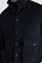 Ds Damat Regular Fit Navy Blue Plain Coat - 2