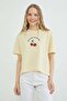 Cherry Printed Crew Neck Casual T-Shirt