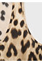 Animal Patterned Fluid Blouse - 8