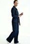 Belt Detailed Jacket-Pants Set - 4