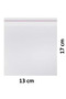 13 cm X 17 cm Transparent Taped Adhesive Gelatin Bags 100 Pieces - 2