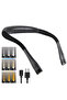 Black Neck Reading Light Novelty Flexible Neck Lights Handsfree Book Light Hanling Read Lamp Portabl - 7
