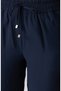 Lacivert Diyagonal Basic Jogger Pantolon - 5