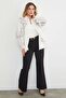 Geometric Embroidered Loose Shirt - 2