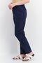 Women Slim Fit Plain Dress Pants, Navy Blue - 4