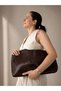 Women's Bitter Brown Daily Pinterest Straw Shoulder Bag - 3