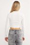 Polo Neck Zippered Crop Bodysuit - 7