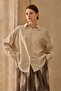 Glitter Shirt Beige - 6