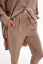 Mink Crepe Trousers - Front Pleated - 2