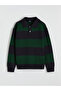 Vizyon New Season Polo Collar Striped Boys' Knit Sweater - 2