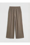 Trendlucky Women's Wide Leg Pants with Elastic Waist and Difference in Color - 5